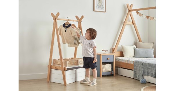 Childrens tipi clothes rail sale